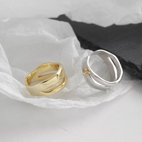 ‼️Insta double layered silver ring - Picture 3 of 4